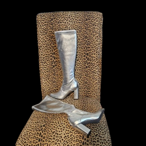 π£Franco Sarto Gorg Katherine Block Heel Pointed Toe Knee High Boots π’ NWOT 5 - Picture 9 of 10